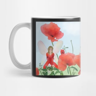 Elfe im Mohn Mug